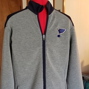 NHL LICENSED ST LOUIS BLUES JACKET, men's small